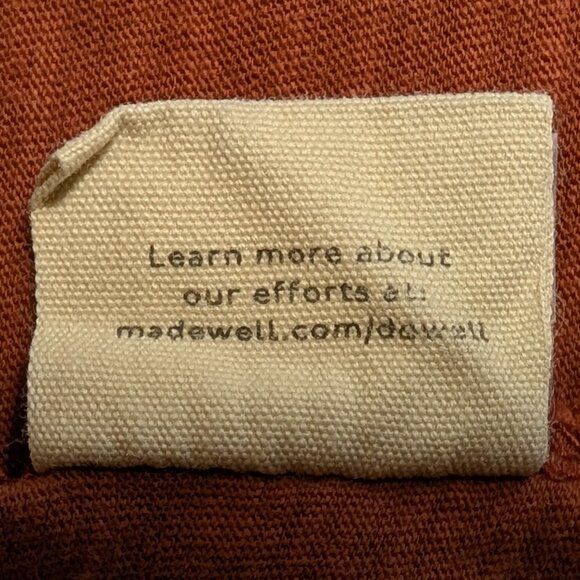 Madewell Whisper Crew Neck Tee in Rust/Burnt Orange - Picture 10 of 12